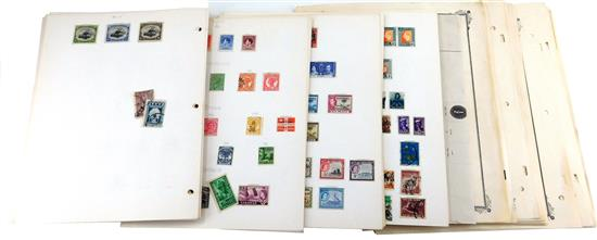 STAMPS Personal collection of international stamps including selection of Great