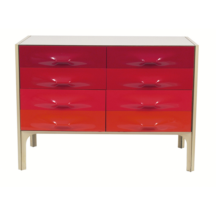 Raymond Loewy DF 2000 dresser by Doubinsky Freres France wood
