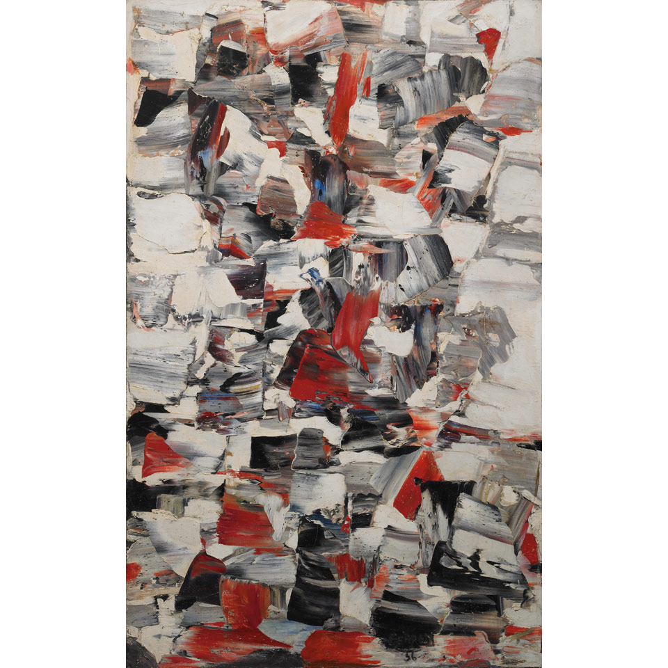 MARCELLE FERRON R C A SANS TITRE oil on canvas