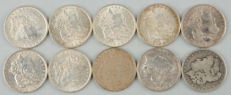 Common dates Eight 1889 two 1886 Six BU three XF