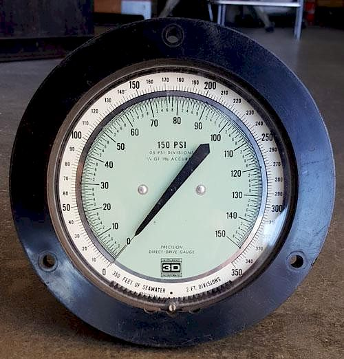 Professional 3D FSW 150 psi gauge Item G52 High quality