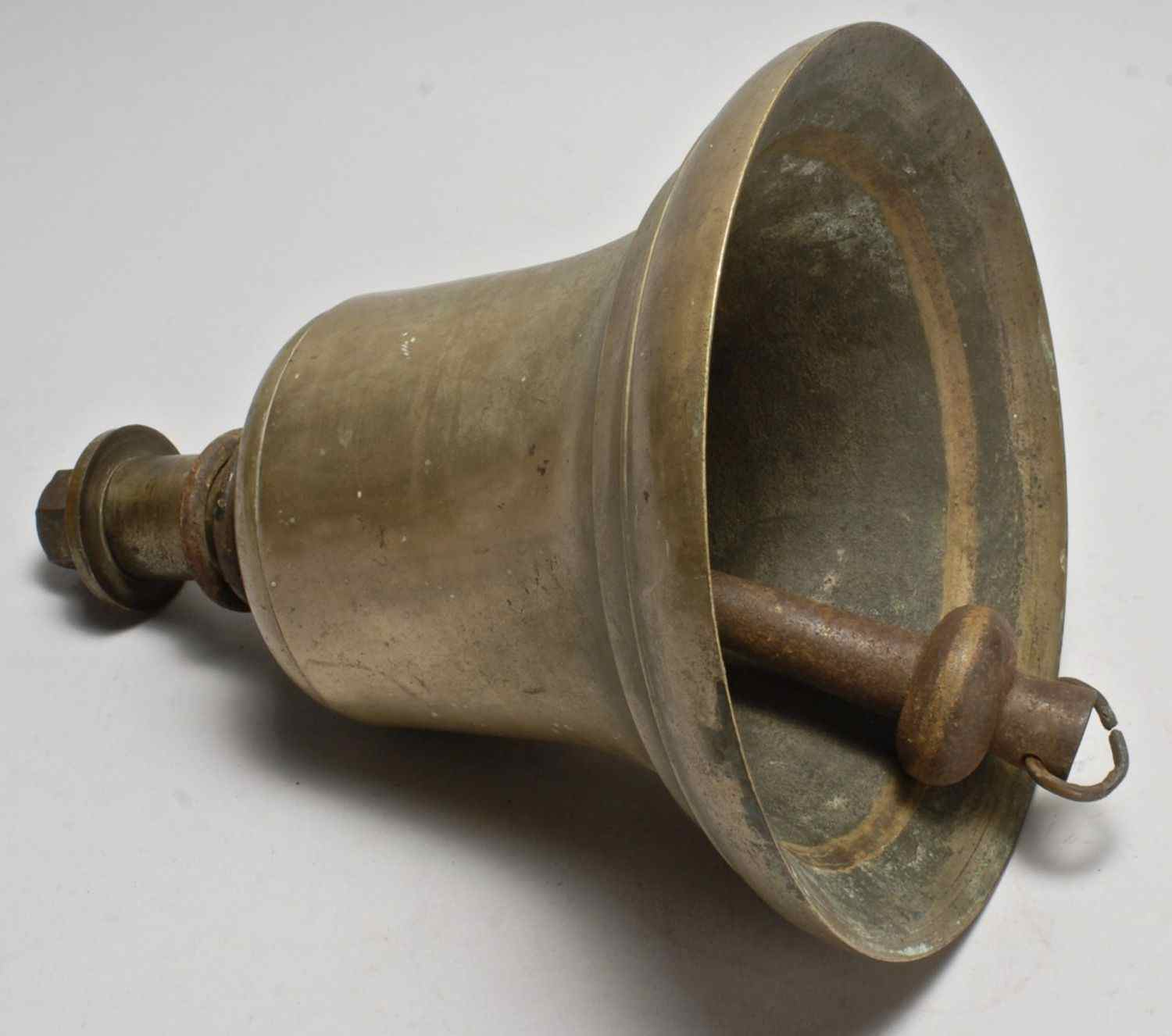 BRASS YACHT BELLUnmarked Height 11 Diameter at base 9