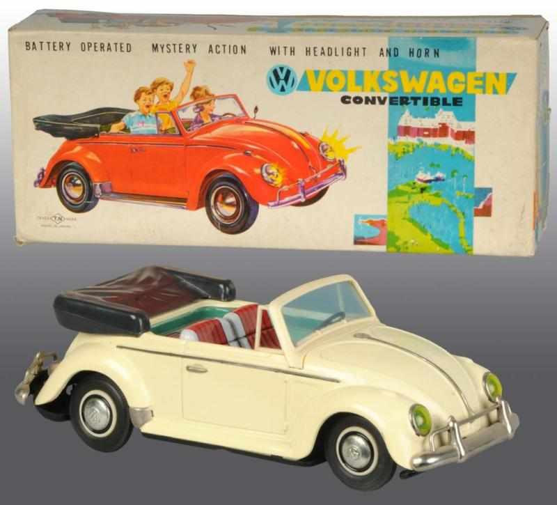 Tin Volkswagen Convertible Battery Op Toy Description Japanese Circa 1960s