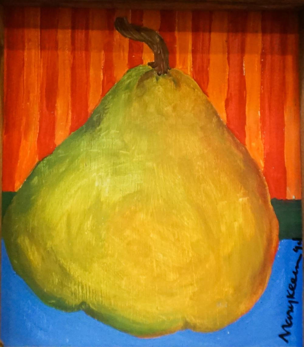 Mary Klein American 20th Century Still Life of Pear Oil