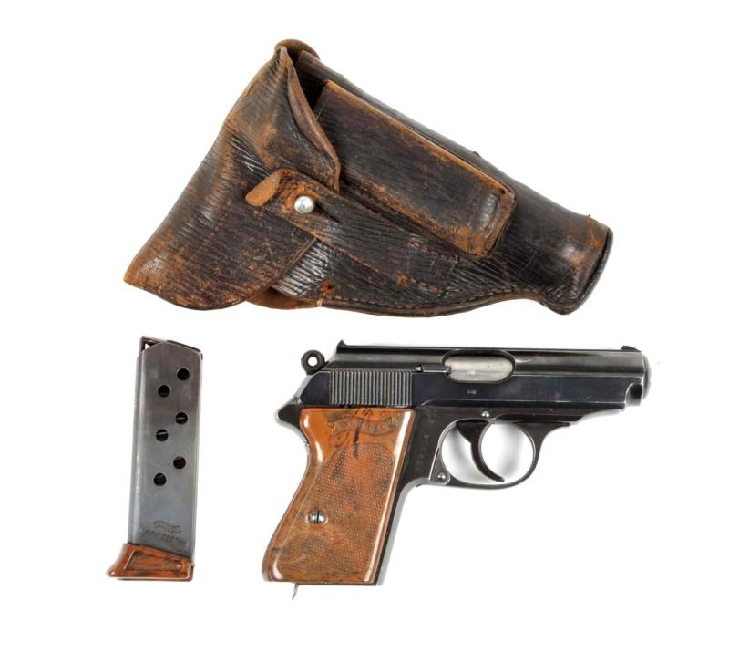 Pre War Walther Model PPK Semi Auto Pistol Serial 865826