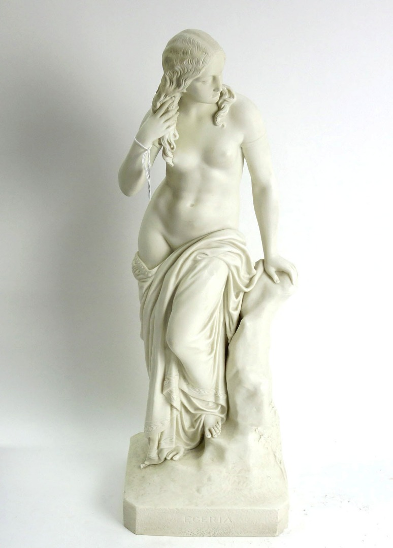 A Copeland parian ware figure of Eceria late 19th century