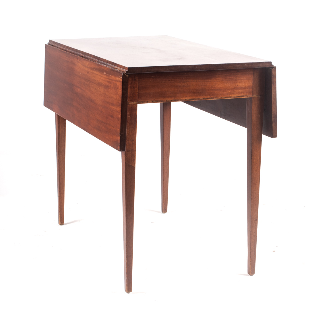 Federal mahogany drop leaf table probably Baltimore Maryland circa 1815