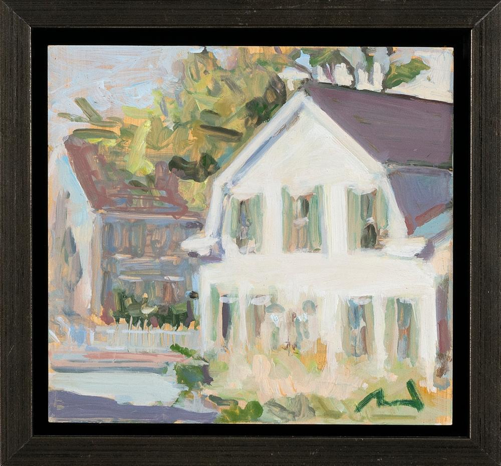 JIM BROUSSARD MASSACHUSETTS CONTEMPORARY THE BEND 2020 OIL ON CANVAS