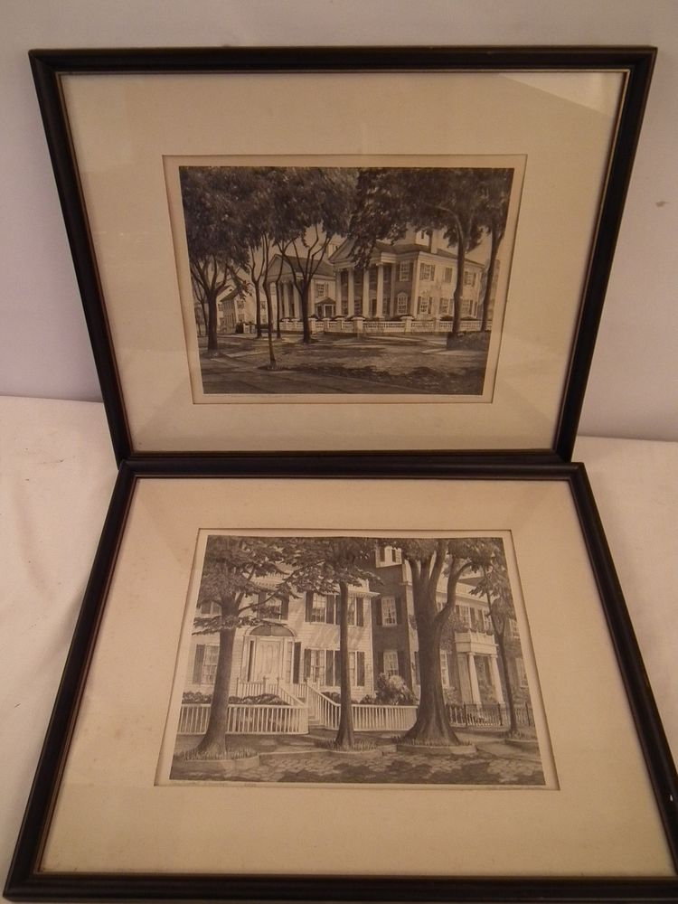 RUTH H SUTTON NANTUCKET PRINTS 2 Nantucket black and white