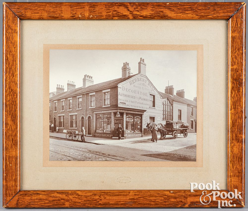 Two street scene photographs Two street scene photographs to include