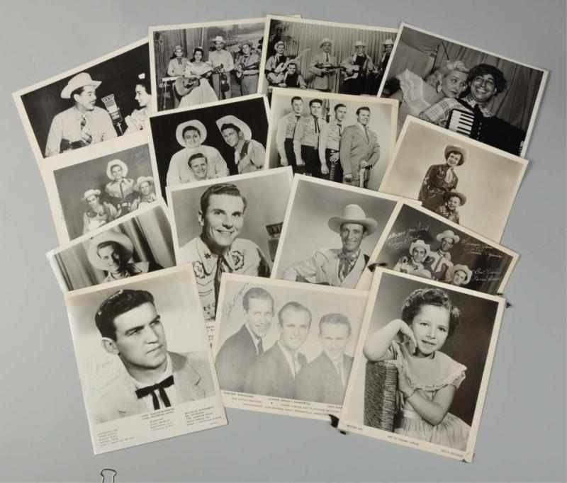 Scrapbook of Country Music Star Photos Description Contains over 75