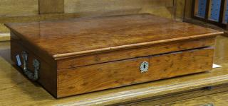 Mahogany table box Mahogany table box 19th century of rectangular