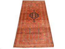 A Malayer Carpet late 19th Century This soft wool carpet
