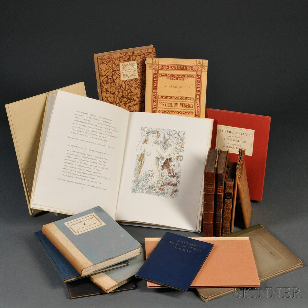 Vigil of Venus and Thomas Parnell 1679 1718 Seventeen Volumes