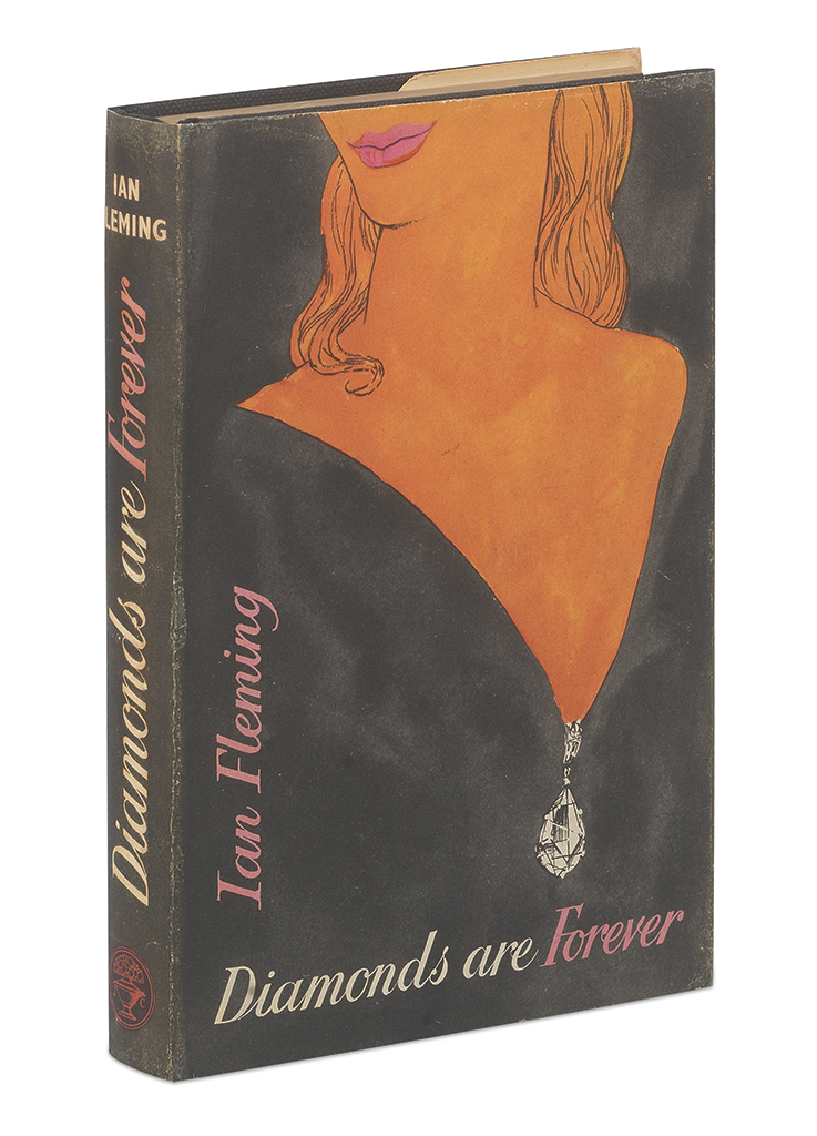 FLEMING IAN Diamonds Are Forever 8vo publisher s black cloth