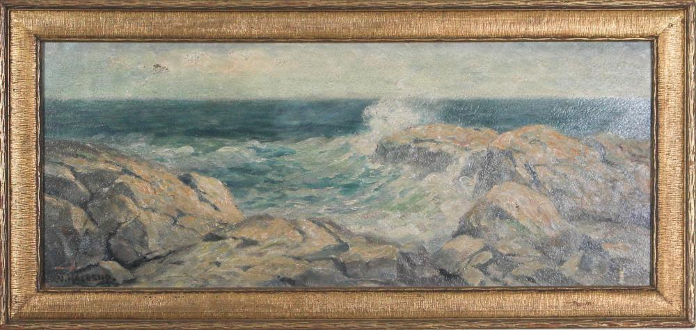 NELS HAGERUP San Francisco CA 1864 1922 oil on board