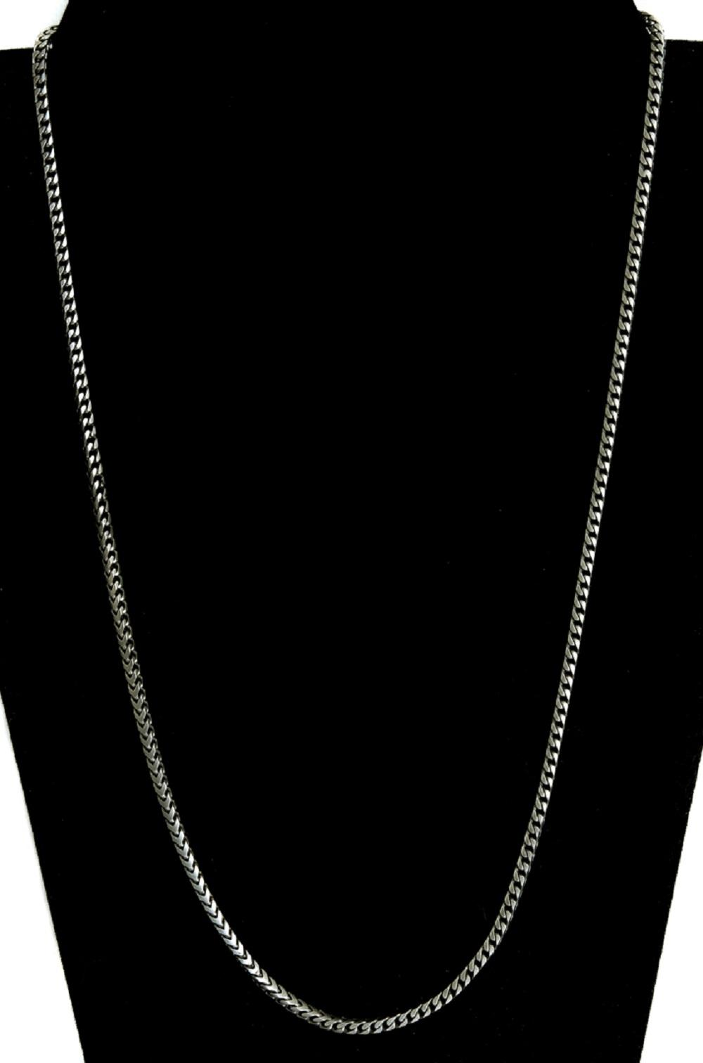 STERLING SILVER ARROW LINK ITALIAN CHAIN NECKLACESterling silver arrow link