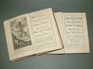 SECRET MEMOIRS AND MANNERS OF SEVERAL PERSONS OF QUALITY OF