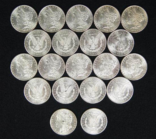 Roll of Choice GEM BU 1878 S Morgan Dollars Most