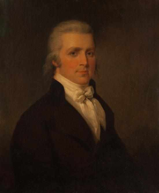 Attributed to Loudin 19th century Portrait of Robert Frazer 1771