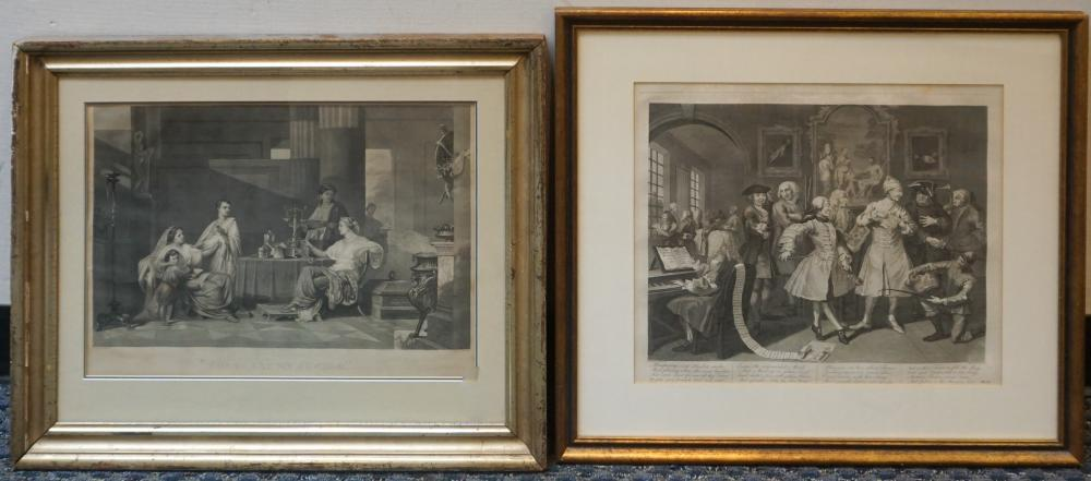 THESE ARE MY JEWELS AND PROSPERITY TWO ENGRAVINGS FRAME OF