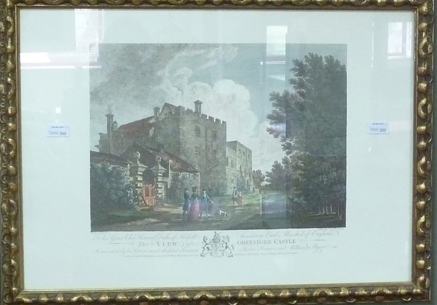 William Byrne after Thomas Hearne A View of Greystoke Castle