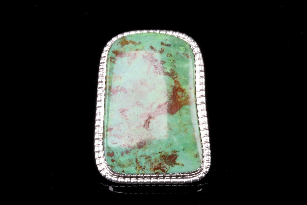 Navajo Sterling Silver Royston Turquoise Ring Featured in this lot