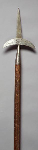 A bridle cutting pikemid 19th century Having a 9 inch