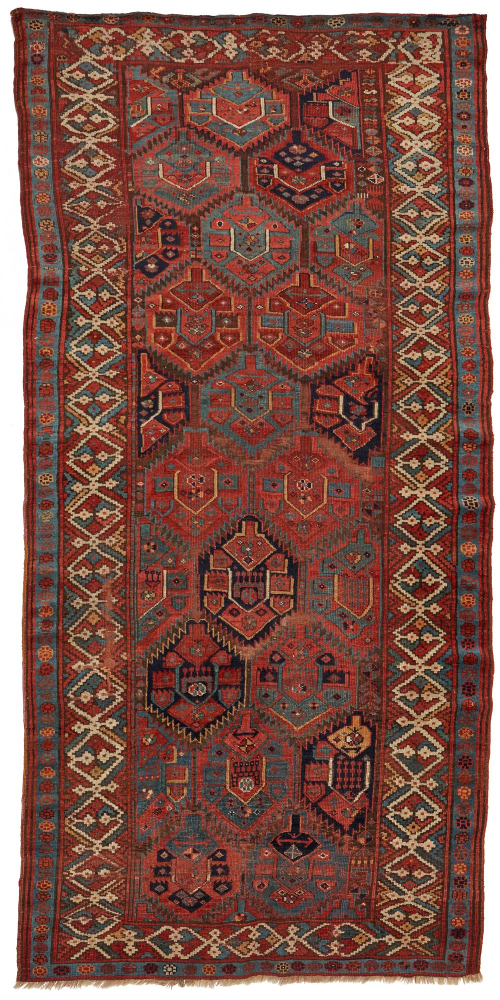 A Kurd area rug First quarter 20th Century Wool on