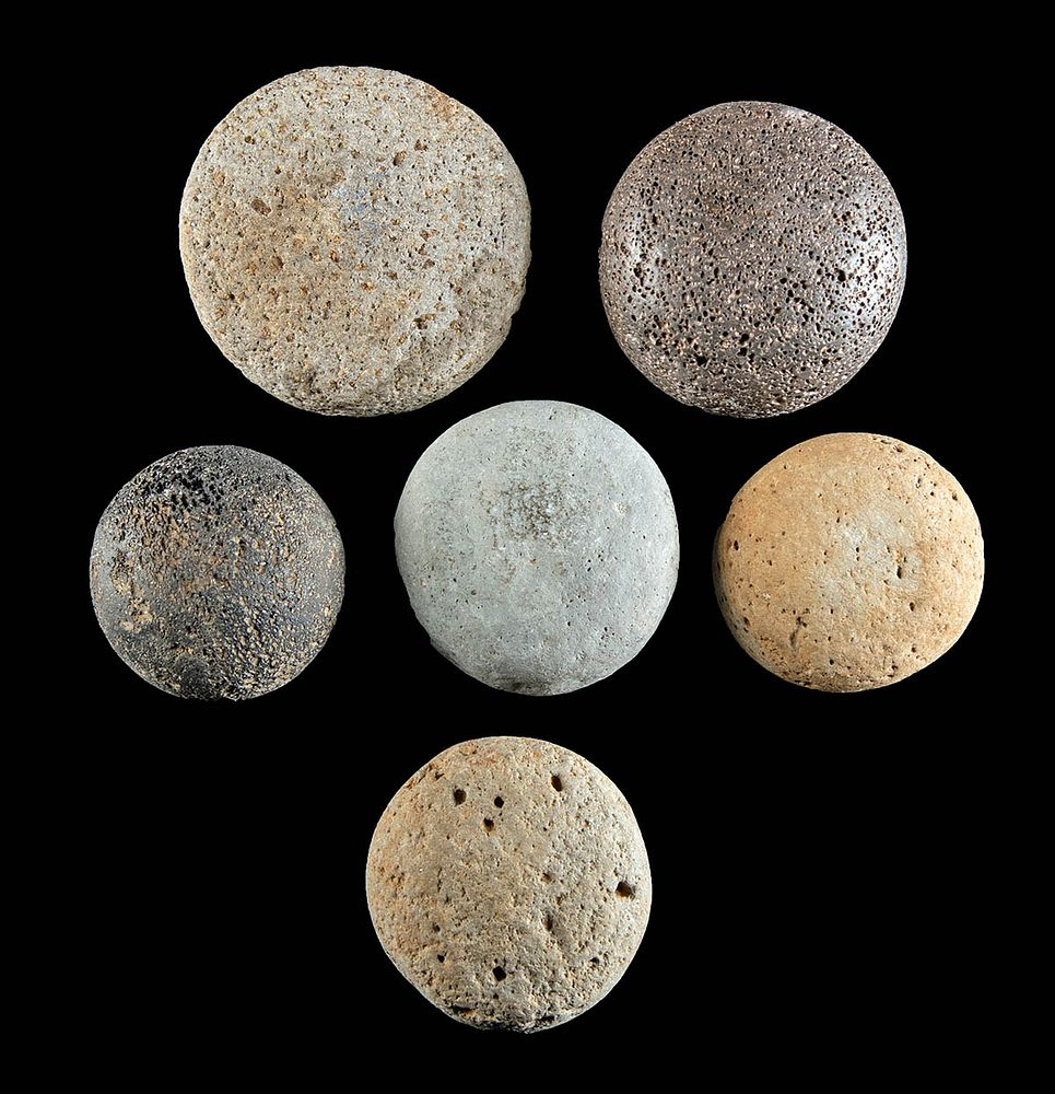 16th C Pre Contact Hawaiian Ulu Maika Game Stones 6