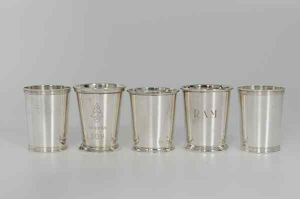 Sterling Silver Julep Cups Plus England and America An assembled