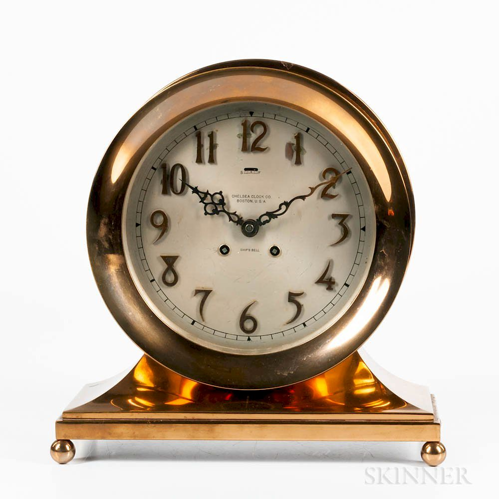 Chelsea Clock Co Commodore 8 inch Ship s Bell Clock