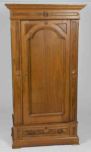 Renaissance Revival Armoire American possibly Grand Rapids ca 1870s a