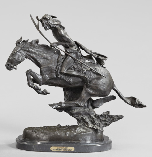 After Frederic S Remington American 1861 1909 Cheyenne a limited