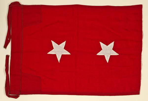 MCAULIFFE ANTHONY 1898 1975 Large flag from General McAuliffe s