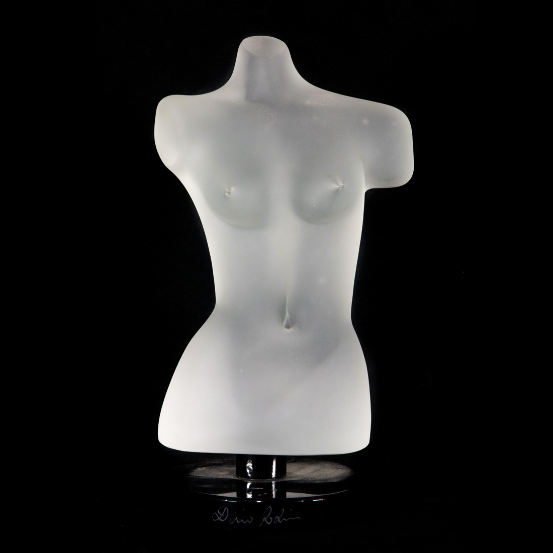 SCULPTURE DINO ROSIN Dino Rosin Italian b 1948 Aphrodite glass