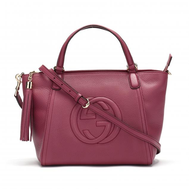 Pebbled Leather Soho Tote Gucci Made in Italy of a