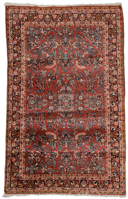 Fine Sarouk Rug Persian early 20th century typical floral designs