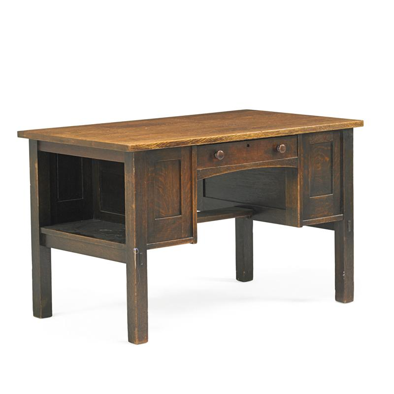 L J G STICKLEY Library table Condition Report Good original