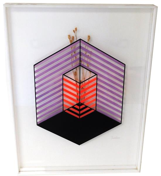 Leonard Janklow American 1919 2006 Wheat acrylic and plexiglass dimensional