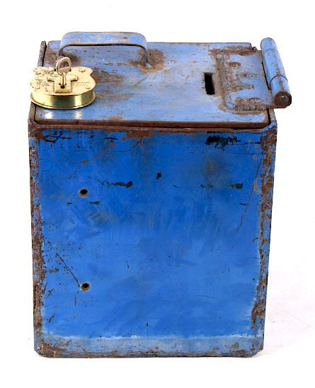 Square Strongbox Admiralty Brass Lock For your bidding pleasure is