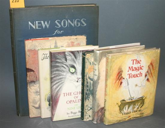 Bacon Peggy 7 mostly 1st editions written and or illustrated