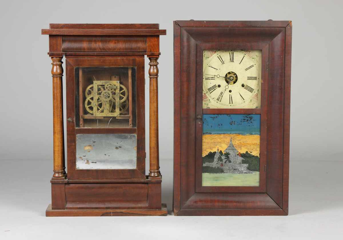Shelf Clocks Lot 175 Sperry Shaw 4 Column Shelf Clock