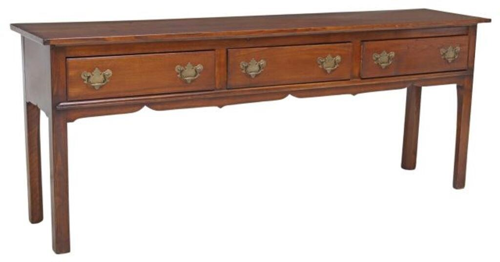 English Georgian style console table kitchen dresser base 20th c