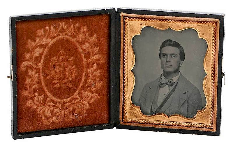 Ambrotype of General John Thomas Wilder 19th century c 1860s