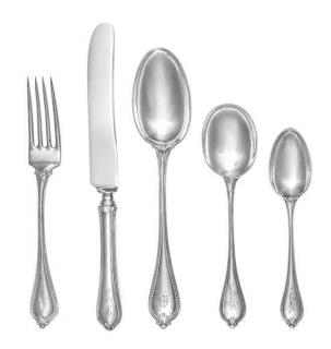 An American Silver Flatware Service Towle Silversmiths Newburyport MA Old