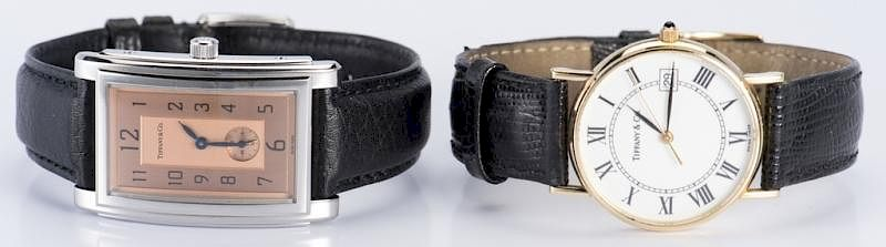 2 Tiffany Men s Classic Watches Two Men s Tiffany