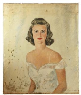 PORTRAIT OF YOUNG WOMAN Portrait of Young Woman signed Kurt