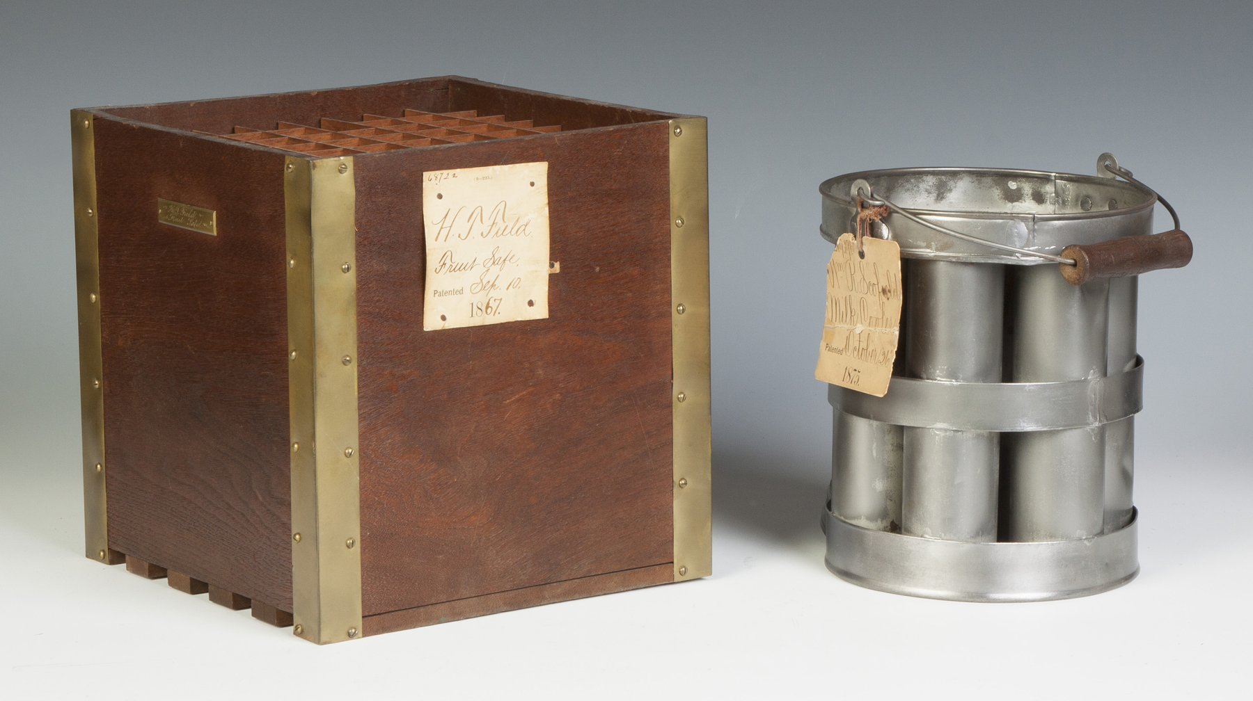 Two Patent Models Fruit Safe Dairy Cooler Fruit safe H