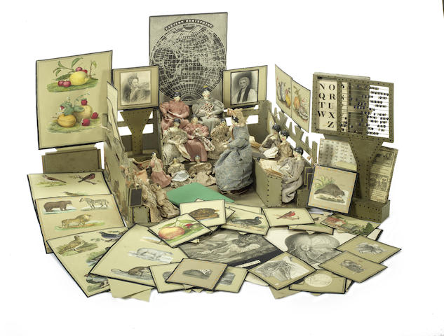 An extremely rare and early Grodner Tal school set with
